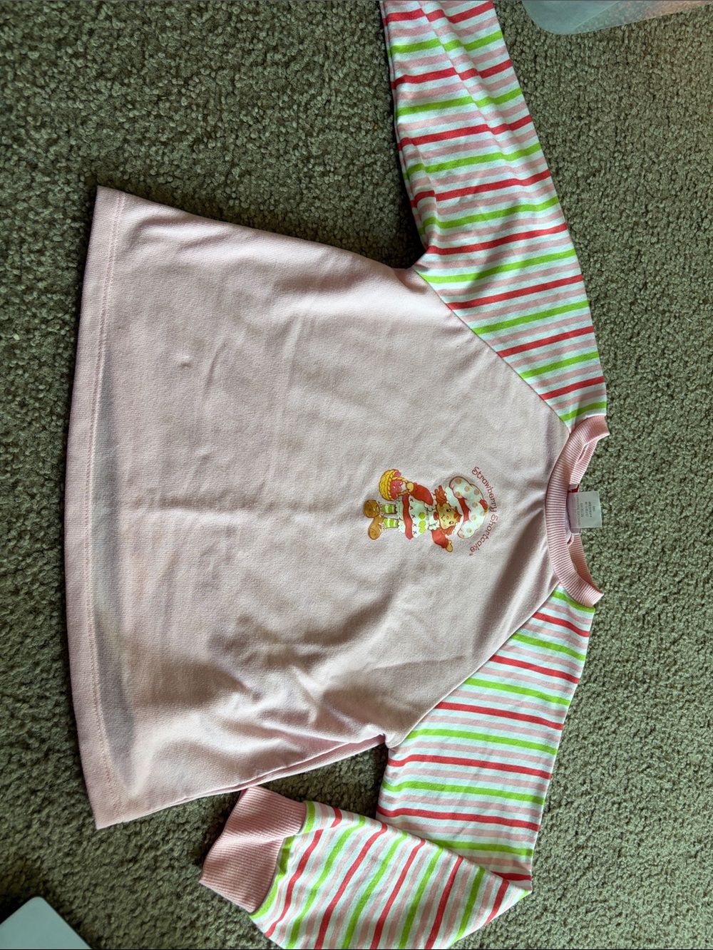 B73 American Girl Size Md Strawberry Shortcake LS Top